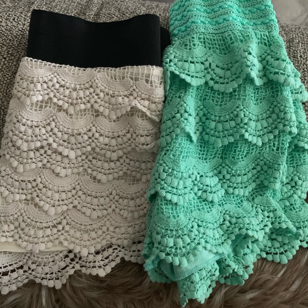Lace shorts